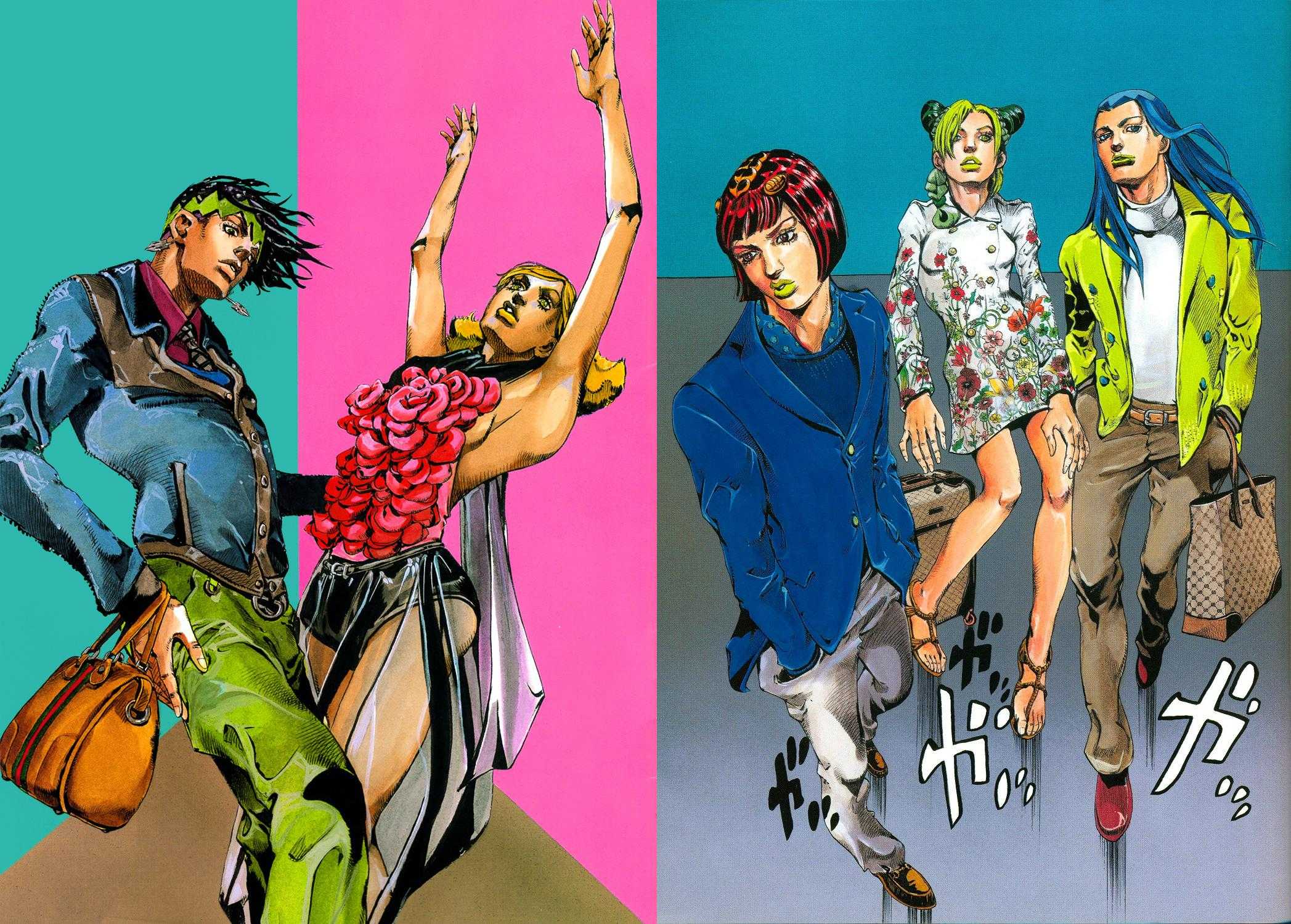 Jojo gucci, jojos, rohan, hd phone wallpaper