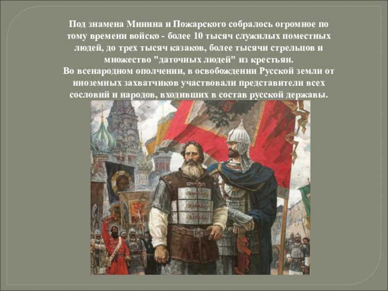 Кто такие минин и пожарский, или что празднуем 4 ноября